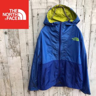 ザノースフェイス(THE NORTH FACE)のノースフェイス　キッズ　ウインドブレーカー　ブルー　140(ジャケット/上着)