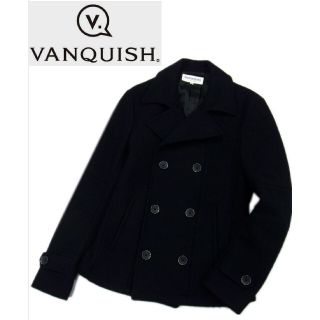 VANQUISH - 定価3万円○VANQUISH ヴァンキッシュ Pコート メルトン