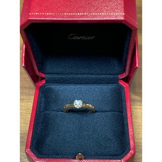 カルティエ(Cartier)のカルティエ　Cドゥ　ダイヤモンド　リング　K18YG(リング(指輪))