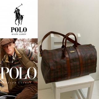 ポロラルフローレン(POLO RALPH LAUREN)のPOLO RALPH LAUREN VINTAGE ショルダー ボストンバッグ (ボストンバッグ)