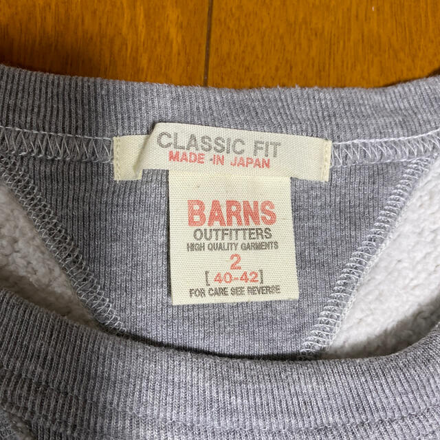 Barns OUTFITTERS(バーンズアウトフィッターズ)のバーンズアウトフィッターズ　スウェット メンズのトップス(スウェット)の商品写真