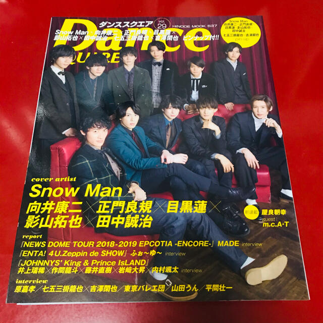 Ｄａｎｃｅ　ＳＱＵＡＲＥ ＶＯＬ．２９ エンタメ/ホビーのタレントグッズ(アイドルグッズ)の商品写真