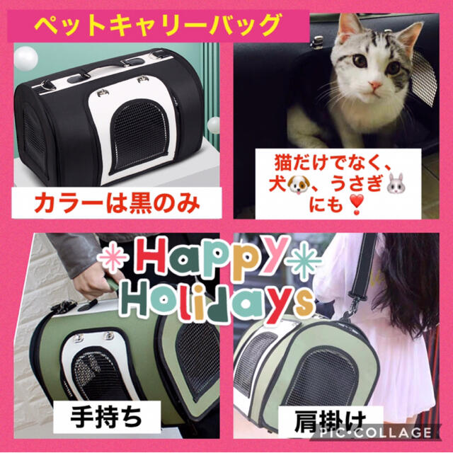 ペット快適2wayキャリーバック【洗濯可能なマット付き】 その他のペット用品(猫)の商品写真