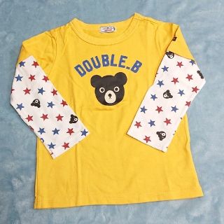 ダブルビー(DOUBLE.B)の新品！100 ダブルビー ビー君 ロンT 長袖(Tシャツ/カットソー)