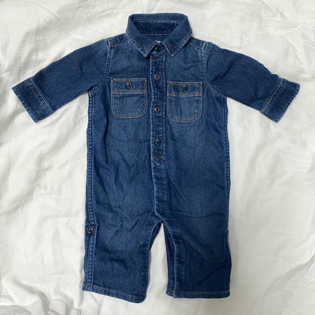 babyGAP デニムロンパース デニム　おまとめ キッズ/ベビー/マタニティのベビー服(~85cm)(ロンパース)の商品写真