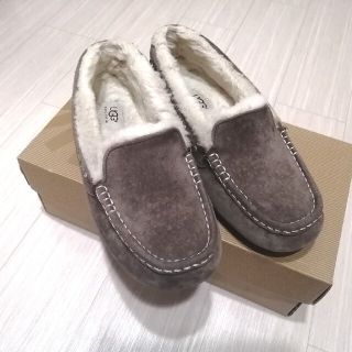 アグ(UGG)の【UGG ANSLEY 】chocolate/25cm■ムートン/アグ/モカシン(スリッポン/モカシン)