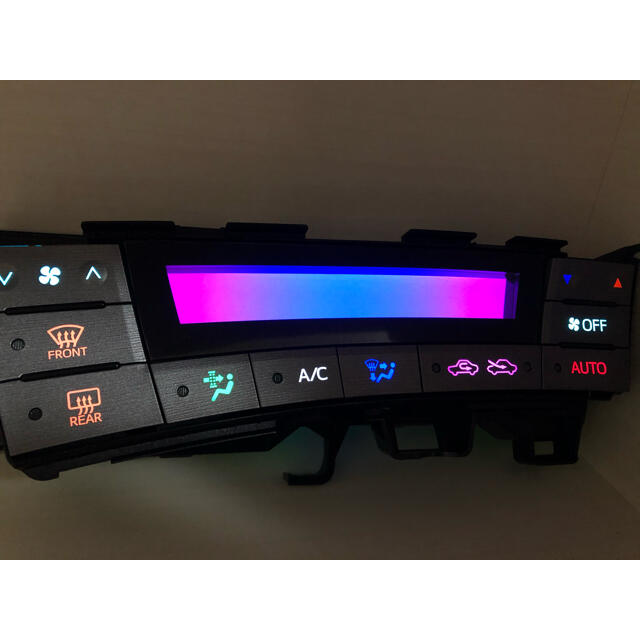 送料無料】30プリウス 後期 エアコンパネル LED打ち替え済み 本体価格