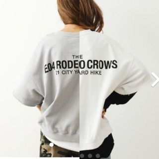 ロデオクラウンズワイドボウル(RODEO CROWNS WIDE BOWL)のグレーとホワイトのセット(トレーナー/スウェット)