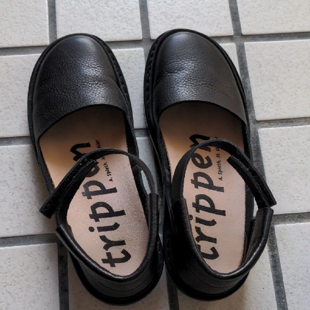 本日までの出品です!trippen レザーアンクルストラップシューズ 本日までの出品です!trippen レザーアンクルストラップシューズ