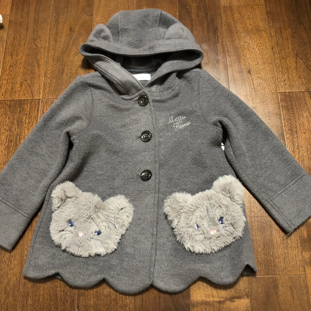 mezzo piano(メゾピアノ)のメゾピアノ mezzopianoコート キッズ/ベビー/マタニティのキッズ服女の子用(90cm~)(コート)の商品写真