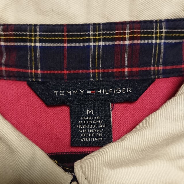 TOMMY HILFIGER(トミーヒルフィガー)のTOMMY HILFIGER  トミーヒルフィガー ボーダー ラガーシャツ M メンズのトップス(シャツ)の商品写真