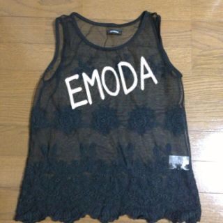 エモダ(EMODA)のEMODA シースルータンク(カットソー(半袖/袖なし))