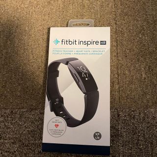 フィットフィット(fitfit)のFitbit INSPIRE HR BLACK(腕時計(デジタル))