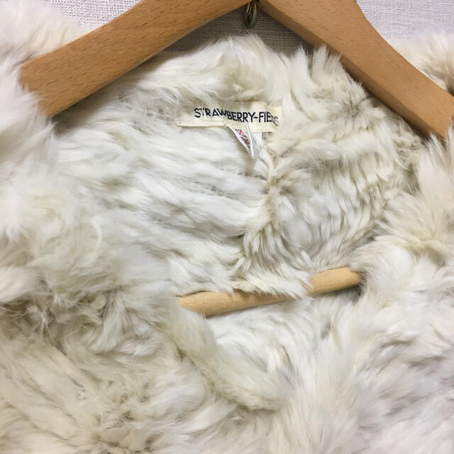 STRAWBERRY-FIELDS(ストロベリーフィールズ)のラビットファーのケープ レディースのファッション小物(マフラー/ショール)の商品写真