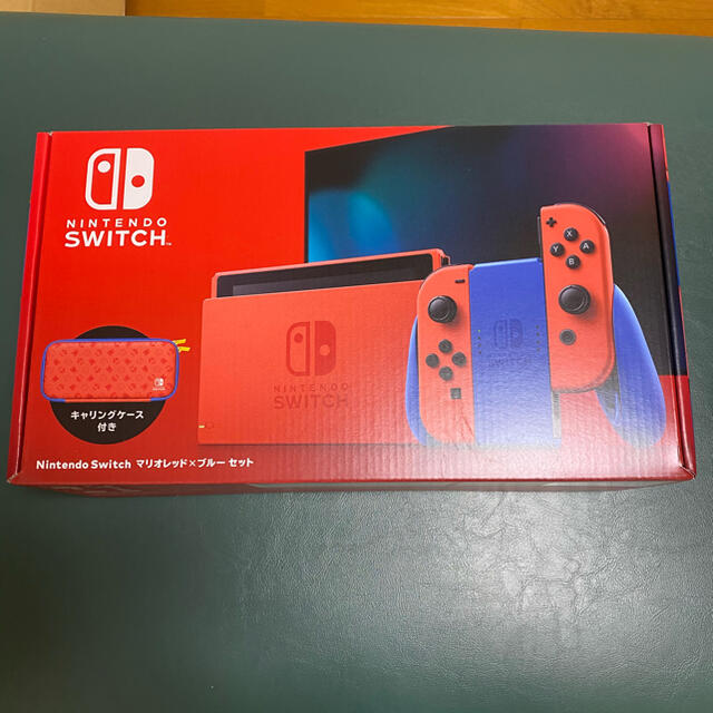 任天堂新品未開封！納品書あり！ニンテンドースイッチ本体　マリオ レッドブルーセット