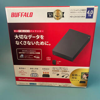 バッファロー(Buffalo)のバッファロー　HDD 4TB(PC周辺機器)