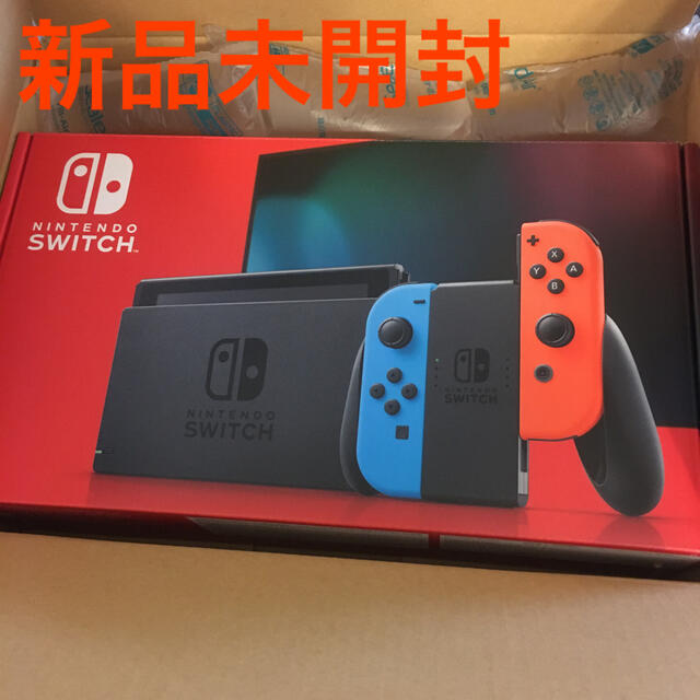 ニンテンドースイッチ本体 ネオンブルー　未使用品　箱キズあり