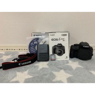 キヤノン(Canon)のCanon EOS KISS X7  ボディのみ美品　カード付き(デジタル一眼)