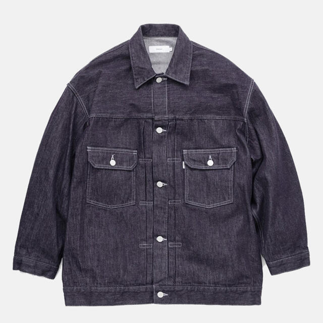 BEAMS(ビームス)のgraphpaper colorfast denim blouson 2 メンズのジャケット/アウター(Gジャン/デニムジャケット)の商品写真