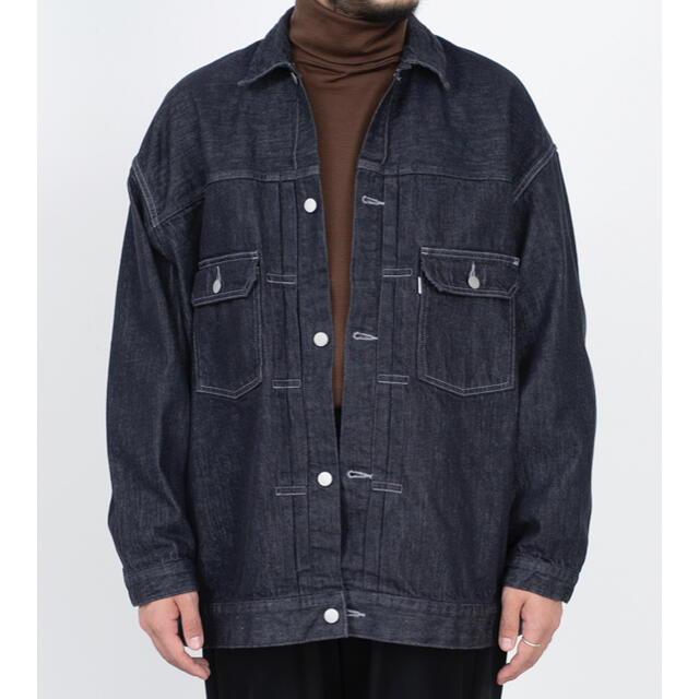 BEAMS(ビームス)のgraphpaper colorfast denim blouson 2 メンズのジャケット/アウター(Gジャン/デニムジャケット)の商品写真