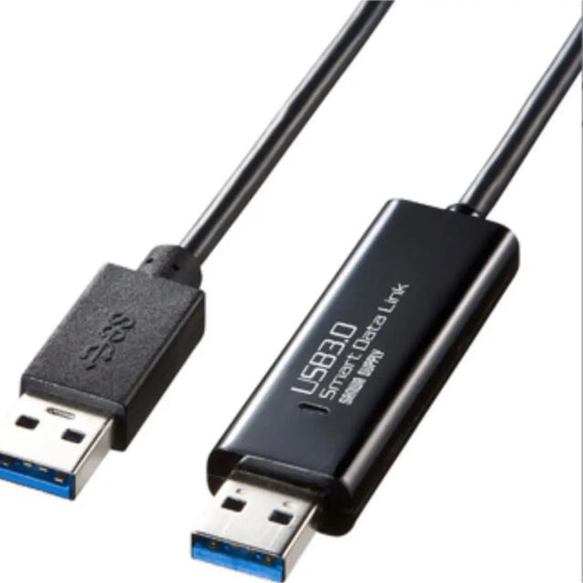 ドラッグ&ドロップ対応USB3.0リンクケーブル スマホ/家電/カメラのPC/タブレット(PC周辺機器)の商品写真