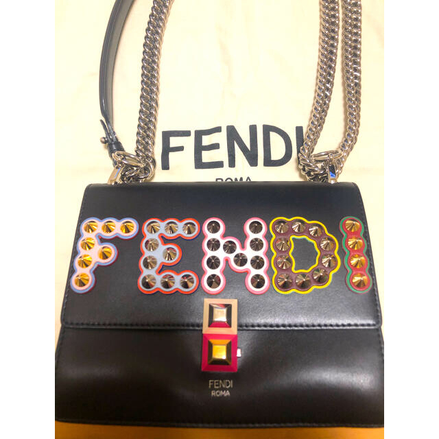 【美品】FENDIフェンディキャナイバッグフェンディバッグ素材