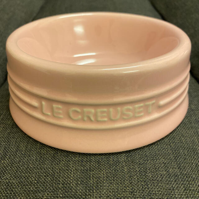 LE CREUSET(ルクルーゼ)のル クルーゼ ペットボウル S ピンク 未使用 その他のペット用品(犬)の商品写真