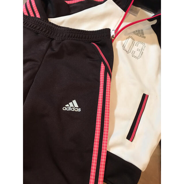 adidas(アディダス)のアディダス　セット　140㎝ キッズ/ベビー/マタニティのキッズ服女の子用(90cm~)(ジャケット/上着)の商品写真