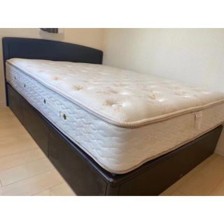 ☆美品!!! シモンズ ダブルベット マットセット-