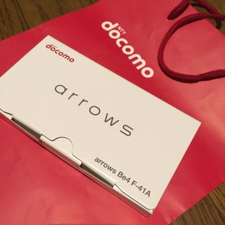 アロー(ARROW)の送料込み　arrows F-41A ホワイト　白　本体　Docomo アローズ(スマートフォン本体)