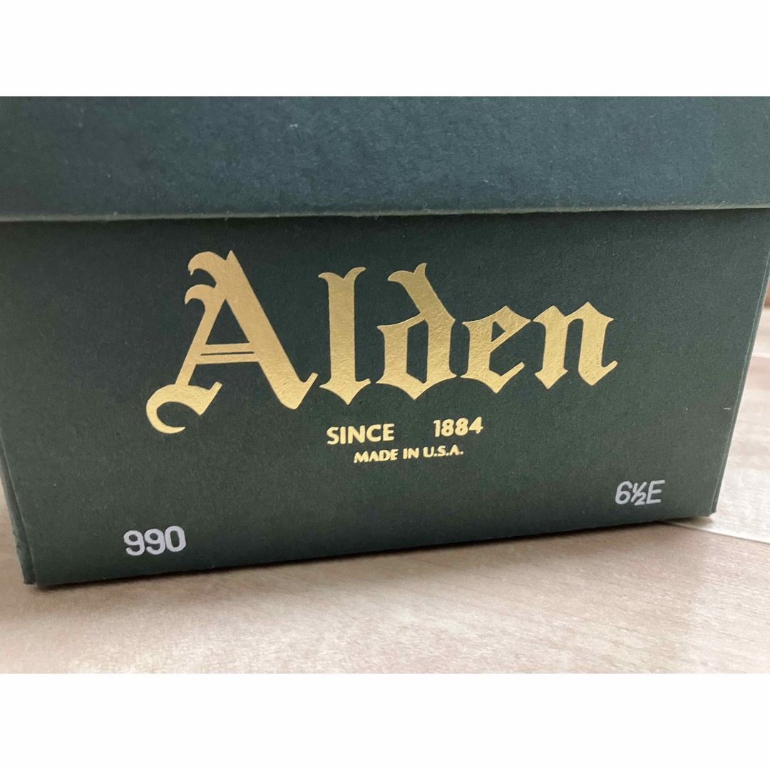 Alden(オールデン)の【新品未使用】Alden オールデン コードバン 990 プレーントゥ メンズの靴/シューズ(ブーツ)の商品写真