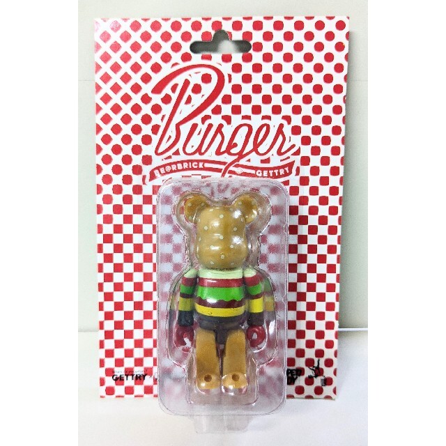 MEDICOM TOY(メディコムトイ)のBE@RBRICK 100% GETTRY Burger エンタメ/ホビーのフィギュア(その他)の商品写真