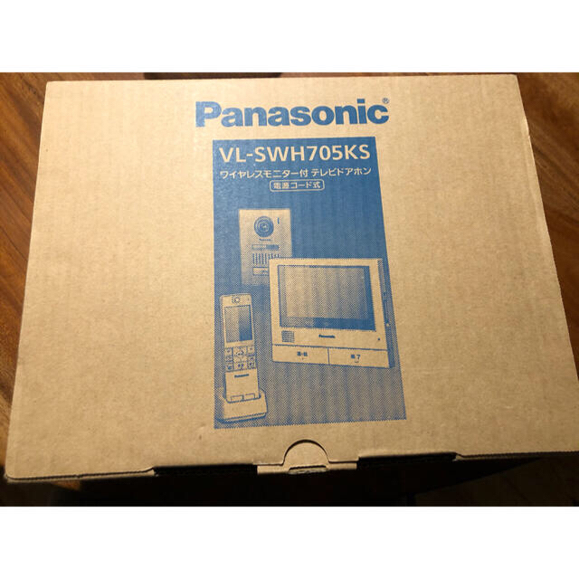 公式ショップ】 Panasonic ワイヤレスモニター付 テレビドアホン 外でも ドアホン VL-SWH705KS パナソニック 