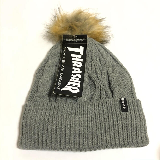 Thrasher Thrasher ニット帽 ニットキャップ グレーの通販 By こまめ S Shop スラッシャーならラクマ