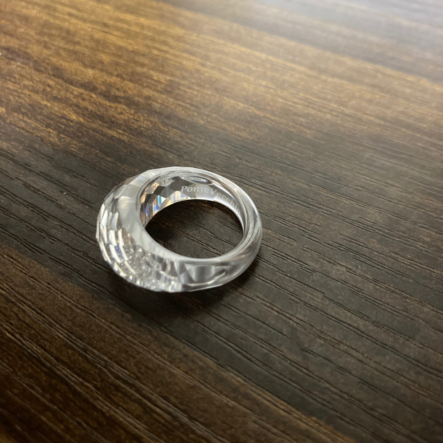 PonteVecchio(ポンテヴェキオ)のポンテヴェキオ ガラスリング 指輪 クリスタルガラス C2リング 10号 新品 レディースのアクセサリー(リング(指輪))の商品写真