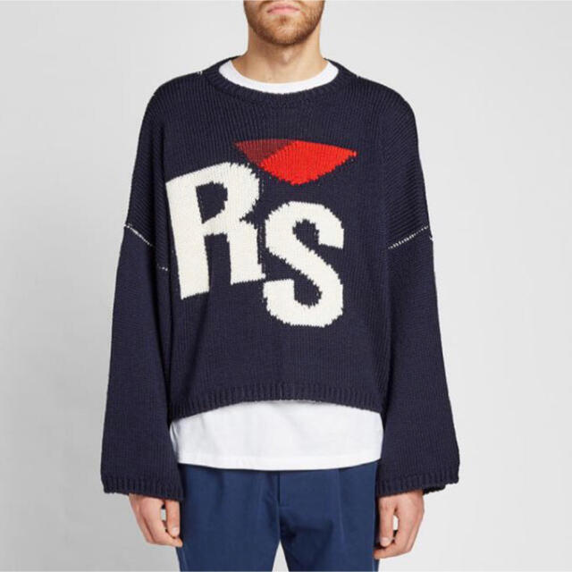 Raf Simons 19aw knit ニット　ネイビー