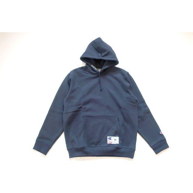 (M)Supreme Champion Hooded Sweatshirt紺