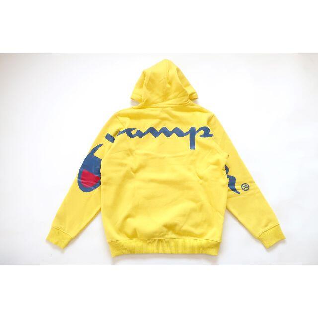 (M)Supreme Champion Hooded Sweatshirt黄色