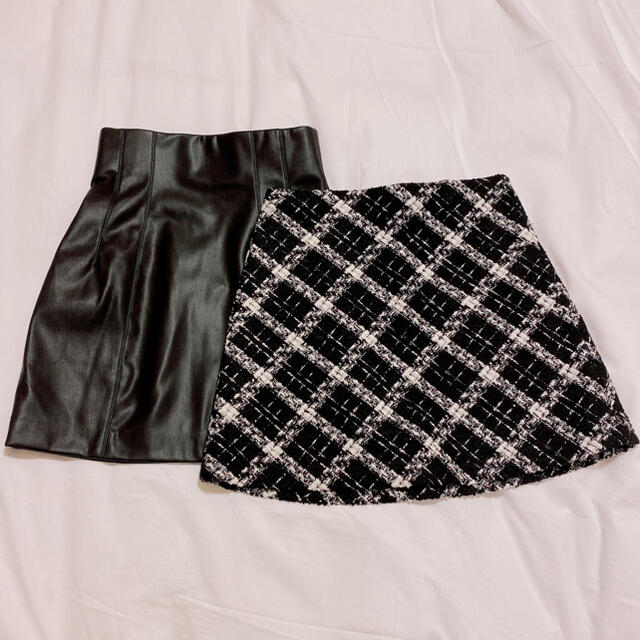 ZARA(ザラ)のZARA スカート2枚セット レディースのスカート(ミニスカート)の商品写真