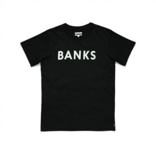 ダブルティー(WTW)の★★【人気】【激渋】BANKS ロゴTシャツ　Sサイズ　★★(Tシャツ/カットソー(半袖/袖なし))