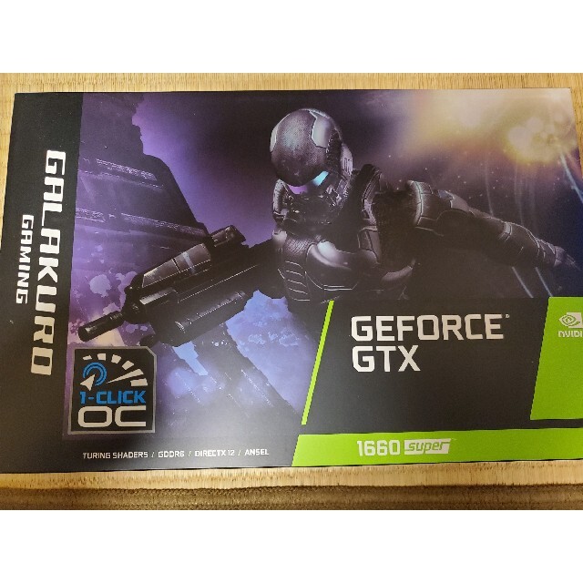 Geforce GTX1660super 玄人志向 3年保証 新品未開封