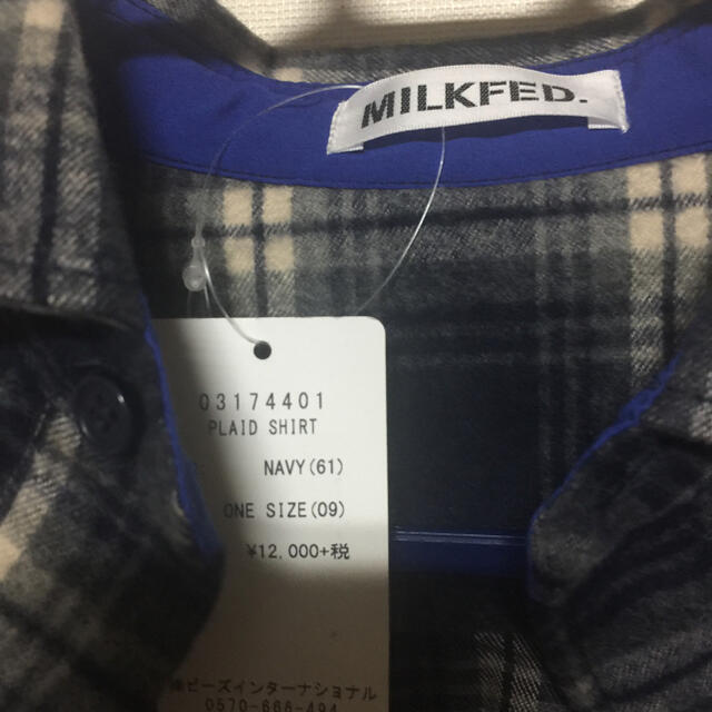 MILKFED.(ミルクフェド)のミルクフェド ネルシャツ レディースのトップス(シャツ/ブラウス(長袖/七分))の商品写真