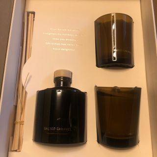 ザラホーム(ZARA HOME)の新品未使用ZARA HOME salted caramel デュフューザーセット(アロマディフューザー)