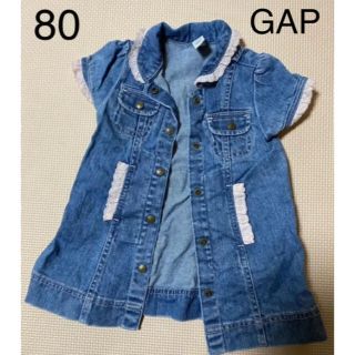 ギャップ(GAP)のGAP デニムワンピース 80(ワンピース)