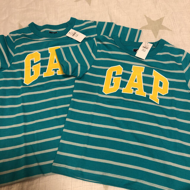 babyGAP(ベビーギャップ)のベビーギャップ   お揃いTシャツセット グリーン キッズ/ベビー/マタニティのキッズ服男の子用(90cm~)(Tシャツ/カットソー)の商品写真