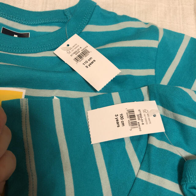 babyGAP(ベビーギャップ)のベビーギャップ   お揃いTシャツセット グリーン キッズ/ベビー/マタニティのキッズ服男の子用(90cm~)(Tシャツ/カットソー)の商品写真