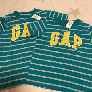 ベビーギャップ(babyGAP)のベビーギャップ   お揃いTシャツセット グリーン(Tシャツ/カットソー)