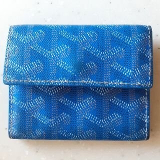 ゴヤール(GOYARD)のGOYARD　財布　小銭入れ　コインケース　ブルー(コインケース/小銭入れ)