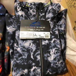 ザノースフェイス(THE NORTH FACE)のワークマン　パーカー　マーブル柄　LL 新品未使用(マウンテンパーカー)