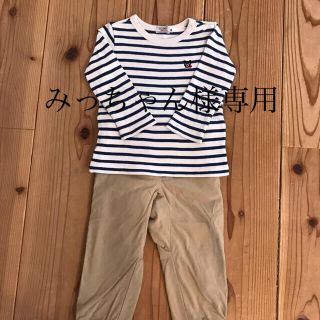 ダブルビー(DOUBLE.B)のミキハウス 90㎝&UNIQLO90㎝パンツセット(Tシャツ/カットソー)